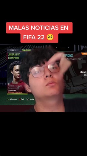 Malas noticias sobre FUT Champions en FIFA 22