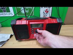 Milwaukee M18 Jobsite radio demo