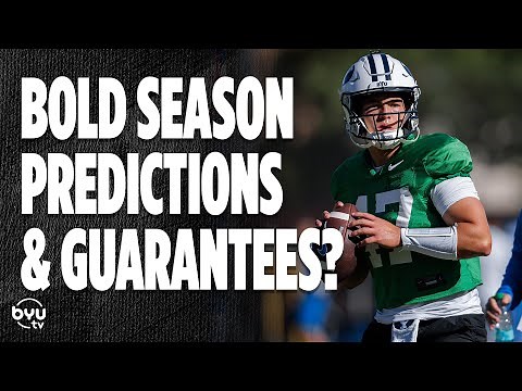 BYU Football Bold Predictions & Guarantees? 2025 Season Outlook | BYUtv Sports Nation