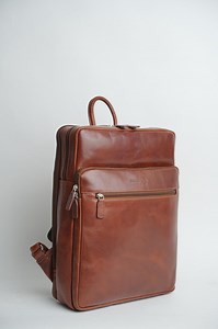 G&T Full-grain Leather Large Backpack for 17-inch Laptop, Padded Compartment - Etsy
