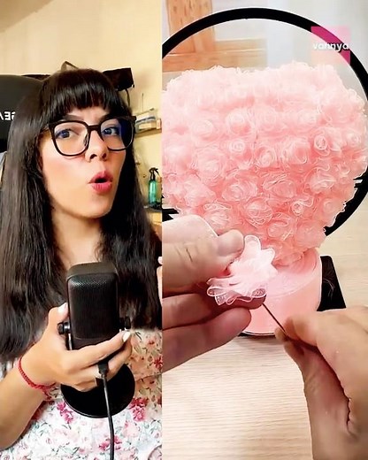 How to make ribbon roses in minutes 🌹