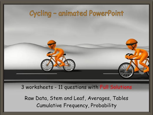 GCSE Statistics animated PowerPoint and worksheets - with animated Full Solutions | Teaching Resources