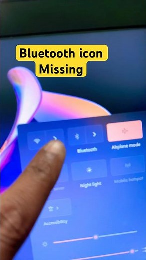 All Laptop Bluetooth Icon Missing in Taskbar in Windows 11#macnitesh#keyboardtricks#2026short