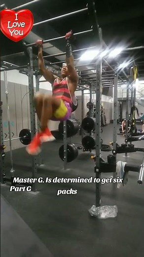 Master G. Is determined to get six packs part G.