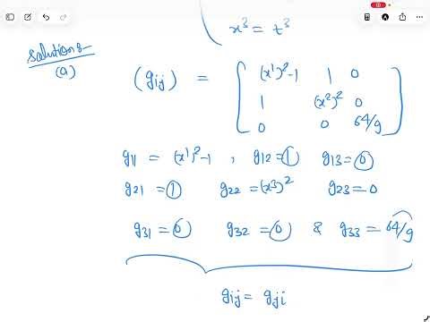 Exercise on Metric Tensor