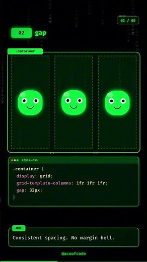 CSS Grid in 20 Seconds (5 Pro Moves, 2026)