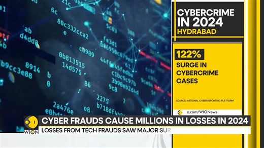 1.1K views | Cybercrime cases surge from 102 in 2023 to 1004 in 2024 Molly Gambhir brings you this report Watch more at https://www.wionews.com/videos | WION | Facebook