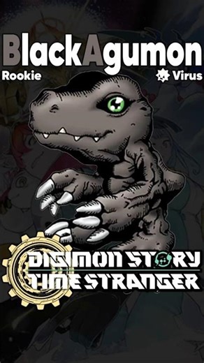 BlackAgumon | Digimon Story Time Stranger #digimonstorytimestranger