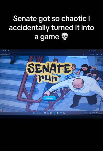 Run for your life ang ginawa ko eh… Senate Run now playable! Built with Phaser.js #SenateRun #IndieGame #PoliticalSatire #GameDev #fyp