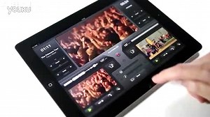 利用iPad DJ应用软件演奏劲爆舞曲