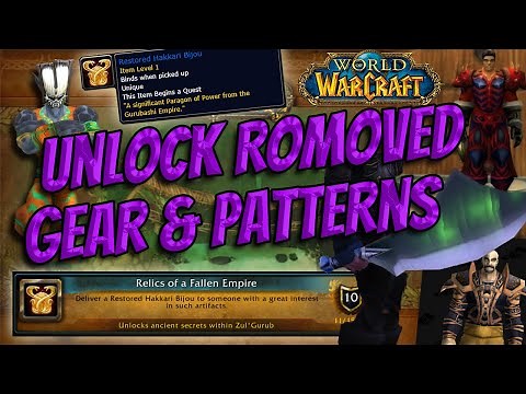 HOW TO Relics of a Fallen Empire Achievement WoW - Unlock Ancient Secrets Within Zul'Gurub