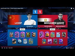 Mohamed light vs Lciop World Finals Clash Royale League 2024