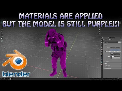 Why is my Blender model still Purple?? (Missing Environment Texture)