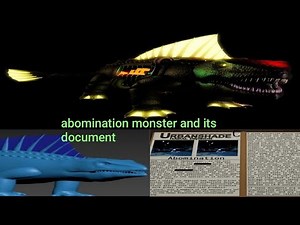 Abomination monster and its document | Roblox Pressure