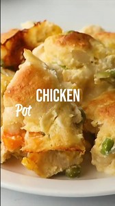 FULL RECIPE: https://www.plainchicken.com/chicken-pot-pie-bubble-up/ Chicken Pot Pie Bubble Up Recipe – super easy chicken and biscuit casserole the whole family enjoys. Ready to eat in 30 minutes. Chicken, chicken soup, sour cream, cheese, frozen mixed vegetables, and biscuits. A complete dinner in one pan! Add this to the menu for a meal the entire family will love! | Plain Chicken