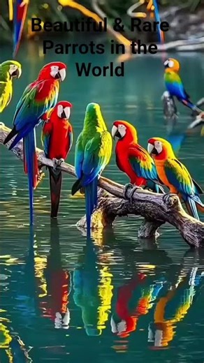Beautiful & Rare Parrots in the World #parrot #parrot #trending