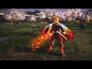 Jump Force - Kyojuro Rengoku (Demon Slayer) Gameplay (MOD)