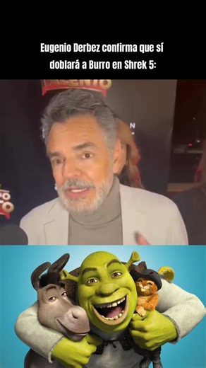 Temporal on Instagram: "Desde la alfombra roja de la serie de LOL, Eugenio Derbez confirmó que regresará como la voz de Burro en Shrek 5. Además, reveló que también se encargará de adaptar el guion para el público latinoamericano, asegurando que el humor y los chistes vuelvan a conectar como en las entregas originales. 🎥 Créditos: abcnoticiasmx. #shrek #shrek5 #eugenioderbez #burro #shrekmemes"