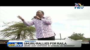 17K views · 999 reactions | Uhuru campaigns for Raila in Samburu. #AMLiveNTV | NTV Kenya | Facebook