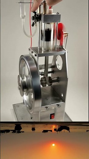 Internal Combustion Engine Tutorial Model (Fuel Alcohol) _hotairengine _hotengine