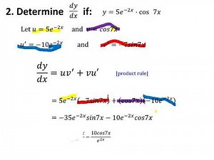 Mathematics Level 4 Product and Quotient Rules