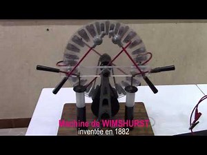 Champ électrostatique. Wimshurst 1ere Bac SM