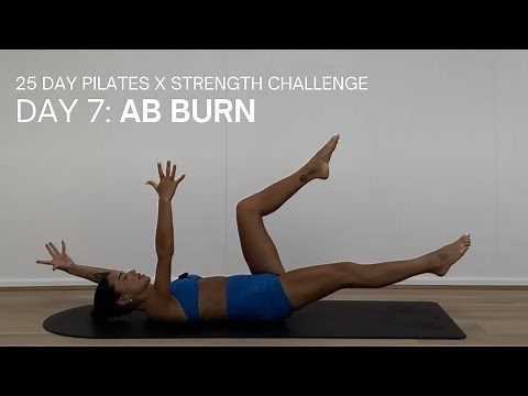 25 DAY PILATES CHALLENGE | DAY 7 | 20 MINUTE AB BURN | No Equipment Core Workout | Abs and Waist