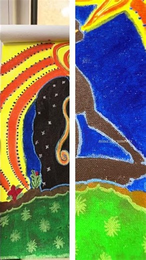 Inner Universe Artwork | Cosmic Energy Flow Painting | Spiritual Abstract Art