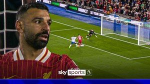 What a MISS! Mohamed Salah sends open goal shot wide for Liverpool!