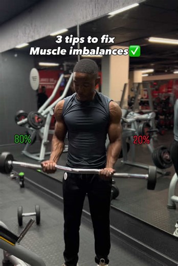 To fix muscle imbalances fast, start every unilateral set with your weaker side so your dominant side stops compensating, match reps and control on both sides even if the strong side can do more and prrioritize unilateral movements run more single-arm and single-leg work for a few weeks and you’ll immediately see which side has been slacking. how to fix a muscle imbalance • muscle imbalance exercises
