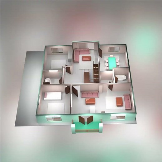 ✨ Interior Design Project | Autodesk 3ds Max | Student Work ✨