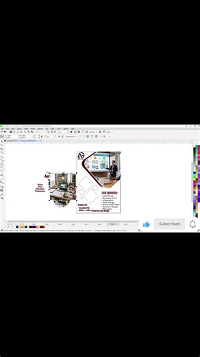 How to Design a Flyer in CorelDRAW for Beginners - Step by Step #creativedesign