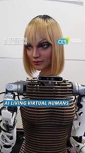 AI LIFE unveiled an artificial intelligence robot at #CES2023 that allows you to meet your communication needs with a robot, as well as a dexterous robot hand that you can control remotely. | Interesting Engineering