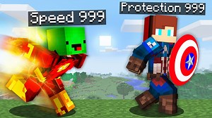 OVERSPEED Speedrunner VS OVERPROTECT Hunter in Minecraft – Maizen
