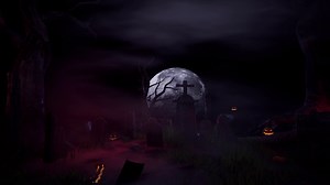 Halloween Night Background Animation Video Stock Footage SBV-348880539 - Storyblocks