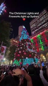 Sydney Christmas Magic! Tree Light Switch-On + Epic Fireworks | Dream Trip to Australia