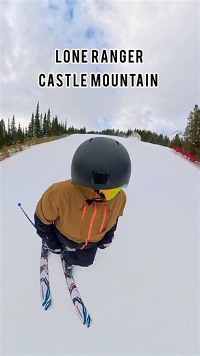 Ripping Lone Ranger at Castle Mountain ❄️🔥