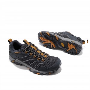 Merrell 戶外鞋 Moab FST 2 GTX 男鞋 灰 黃 防水 Vibram 越野 郊山 登山 ML46625 | 登山鞋 | Yahoo奇摩購物中心