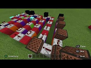 How To Make Death By Glamour In Minecraft... Easy Note Block Tutorial