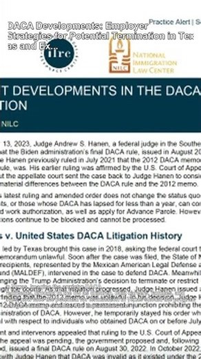DACA Texas Risks vs Opportunity Elsewhere