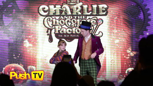#PUSHTV: GMG Productions brings 'Charlie and the Chocolate Factory' musical to Manila. Here's what lead actors Daniel Plimpton, who plays Willy Wonka and Cohen Toukatly, who portrays Charlie Bucket, say about their first time in Manila and what they are most excited to perform for the Manila audience | PUSH