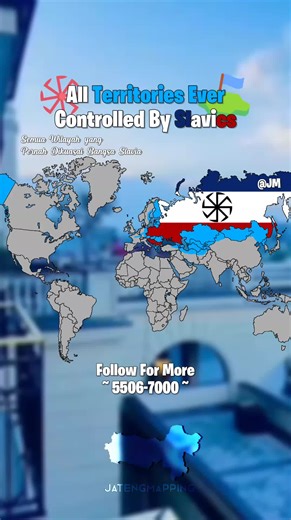 Exploring All Territories Controlled by Slavic People