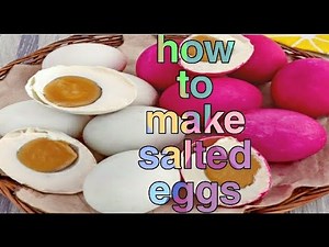 HOW TO MAKE SALTED EGGS/COOKING WITHMJ