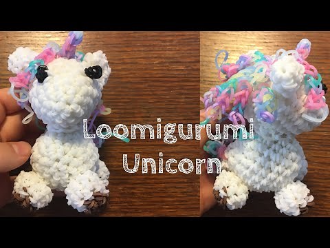 Loomigurumi unicorn 🦄 | Original Design | RainbowLoom