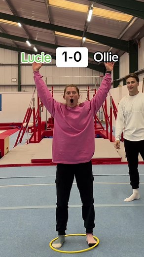 Exciting Gymnastics Hula Hoop Challenge - Ollie vs Lucie