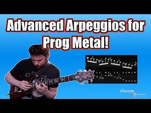 Advanced Arpeggio Lesson for Prog Metal Guitar!