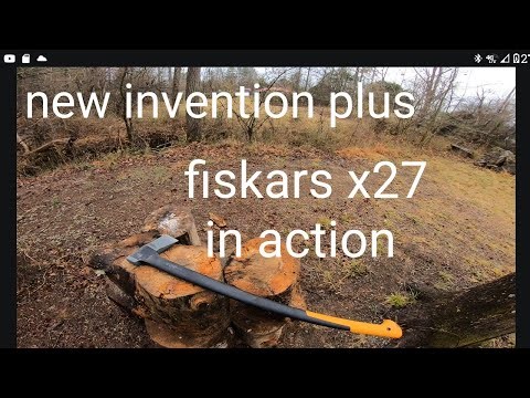 Fiskars x27 in action