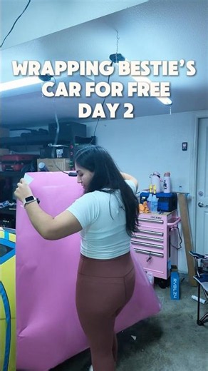 we need more pink cars on the road💅 #pinkcar #wrapping #hondacars #vinyl #vinylwrap #cargirl #cars