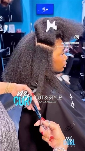 Natural hair braid style using mycurlproducts