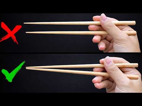 How to Use Chopsticks the Right Way — In Just 60 Seconds | Tom Tips